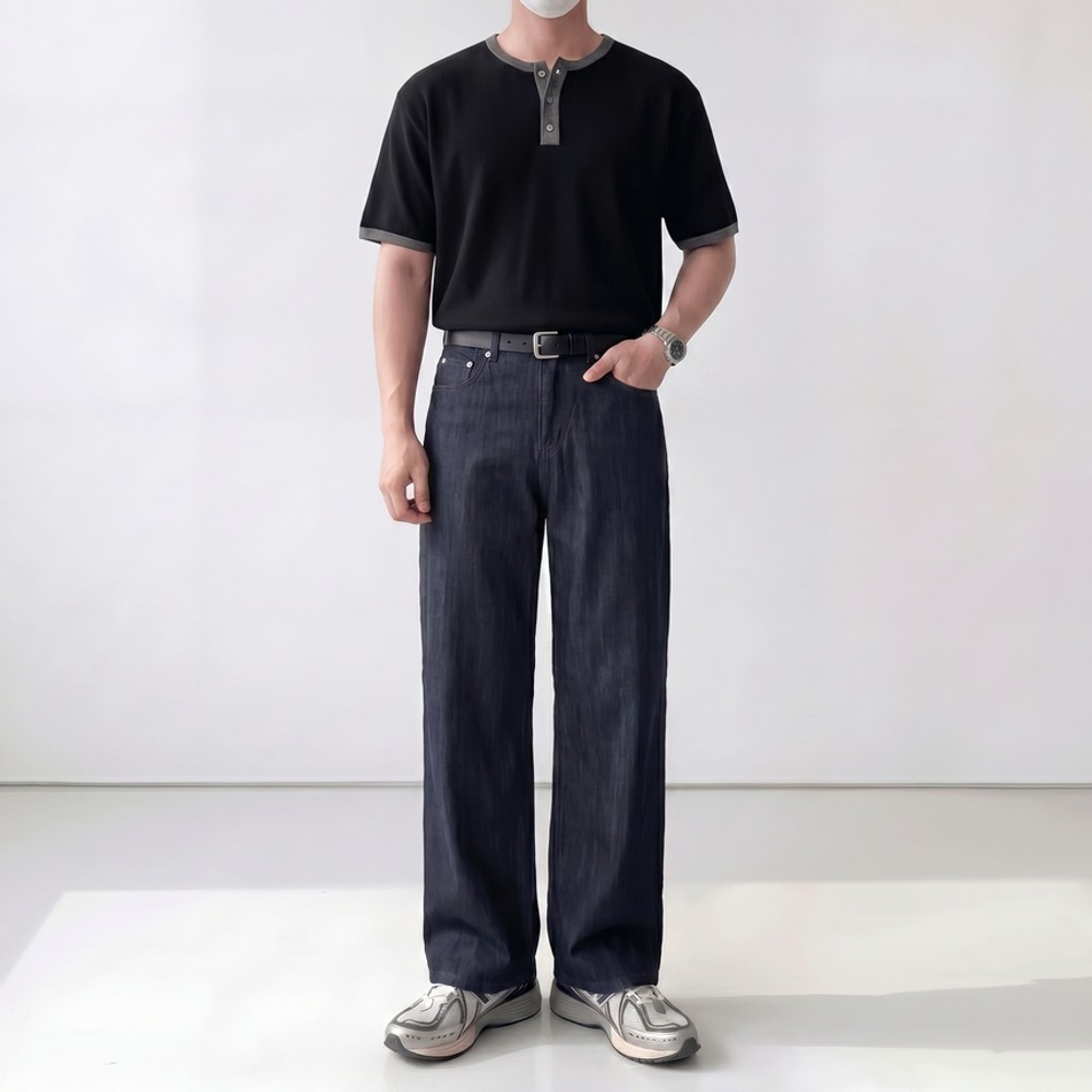 1+1 연청바지 린넨청바지 - 상세 이미지 4