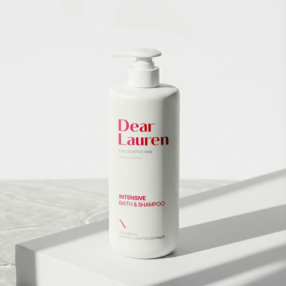 디어로렌 약산성 두피샴푸 온가족 저자극 민감성 바스&샴푸 순한 보습 330ml - 상세 이미지 4
