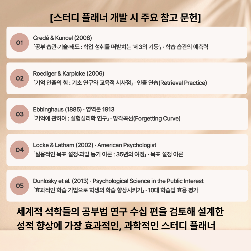 엑셀 구글 스터디플래너 공부플래너 투두리스트 스케줄러 회계사 설계 공부법 연구 다수 반영 - 상세 이미지 5