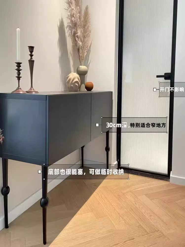 복도 장식장 현관 선반 테이블 용품 콘솔장 수납장 복도장 60x30x85 이미지 6