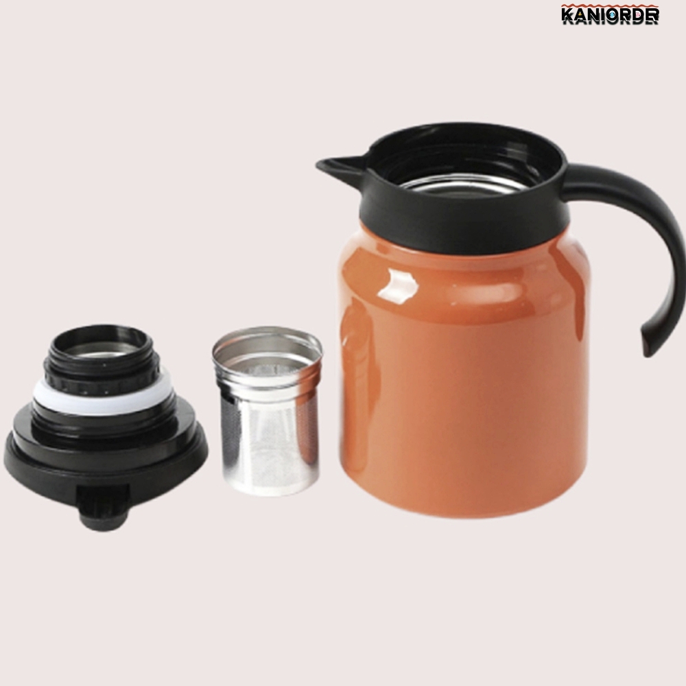 보온 주전자 보냉 병 진공 차주전자 스텐 탁상 테이블 팟 900mL - 상품 이미지