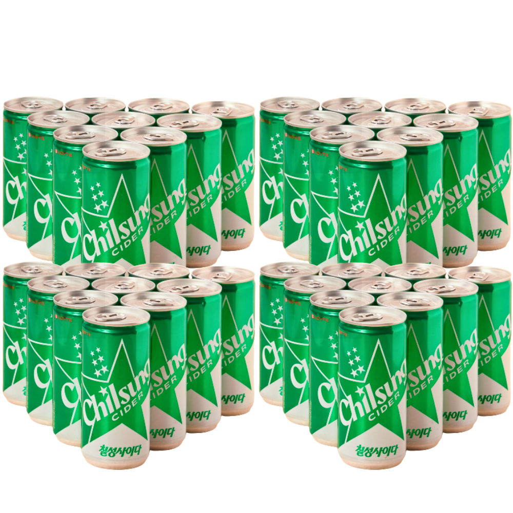 롯데 칠성사이다 210ml x 60캔 탄산음료 - 상품 이미지