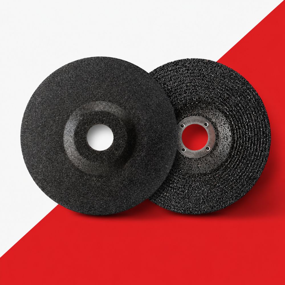 옥창연마 100mm(4인치) 그라인더 연마석 6T 옵셋트 - 상품 이미지