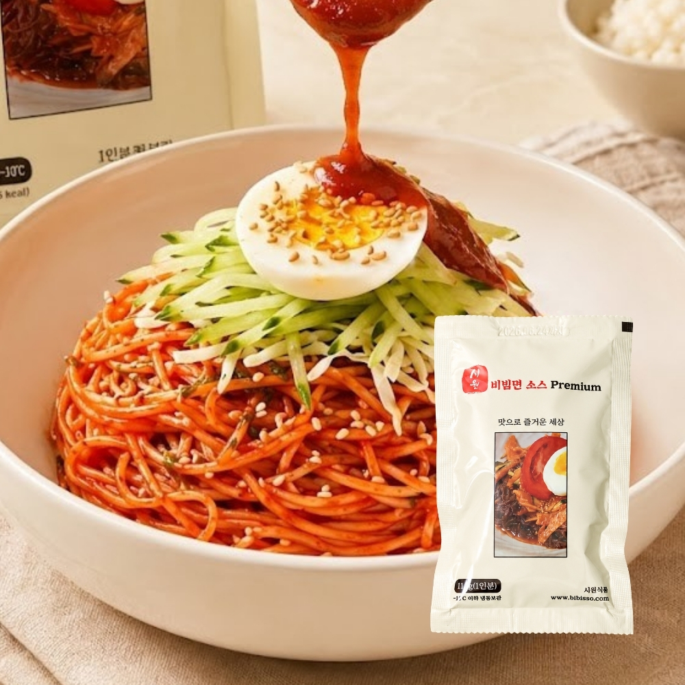 시원 비빔면 소스 비빔국수 양념장 100g, 100개 - 상세 이미지 2
