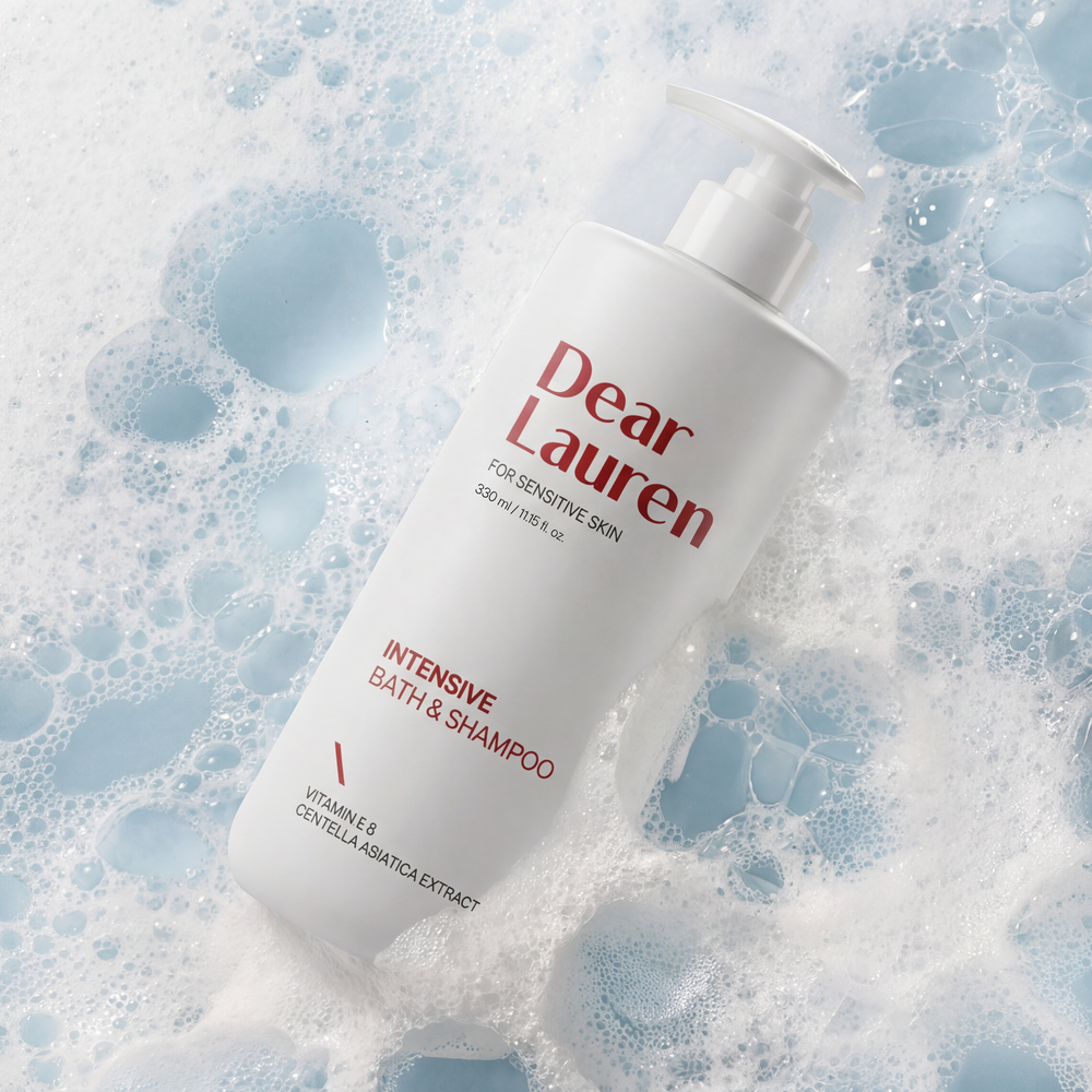 디어로렌 약산성 두피샴푸 온가족 저자극 민감성 바스&샴푸 순한 보습 330ml - 상세 이미지 3