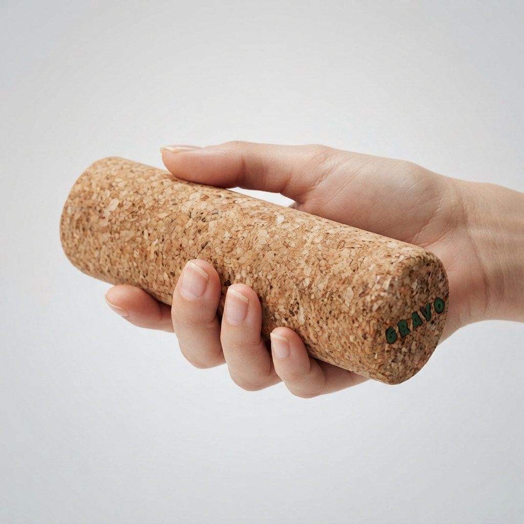 풋롤러 코르크 발바닥 마사지 지압 종아리 발 아치 다리 부종 롤러 - 상품 이미지
