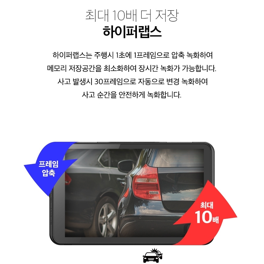 유라이브 3채널 페달 블랙박스 FHD 알바트로스8 급발진 실내 택시 내부 카메라 이미지 8