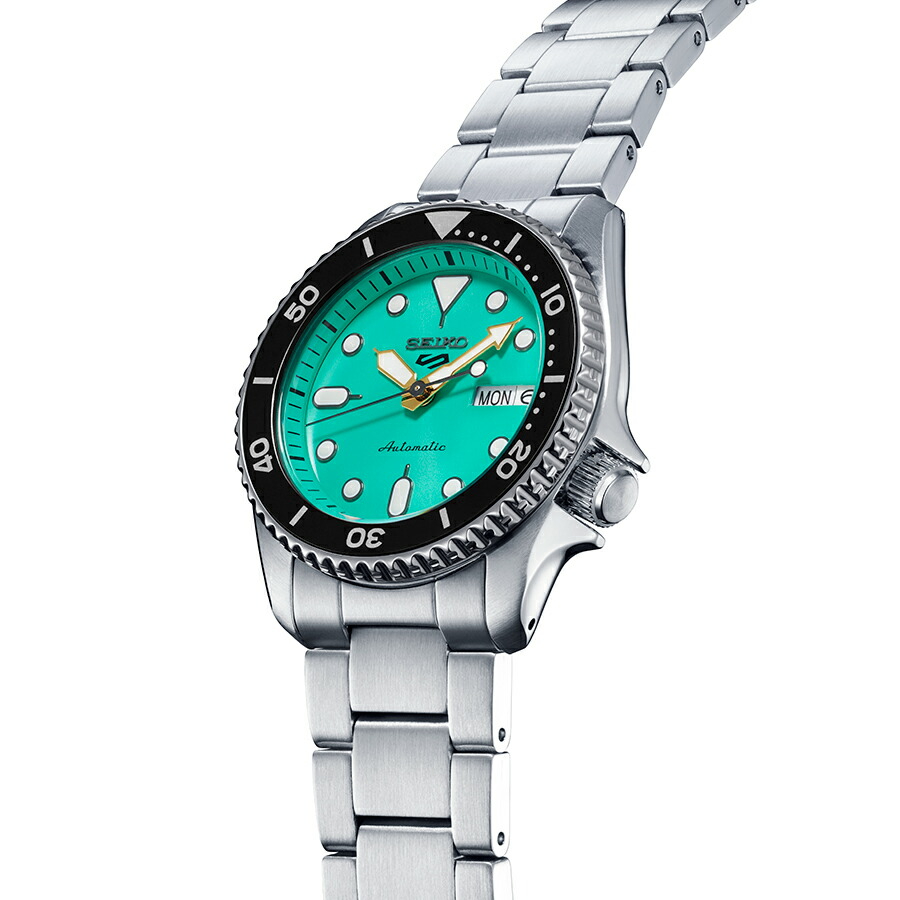 세이코 SKX 스타일 미드사이즈 SBSA229 남성 손목시계 메탈밴드 일본제 - 상세 이미지 5
