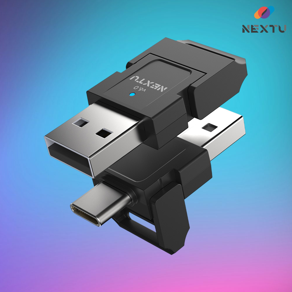 블루투스 동글 6.0 동글이 USB 수신기 동그리 데스크탑 2in1 A C타입