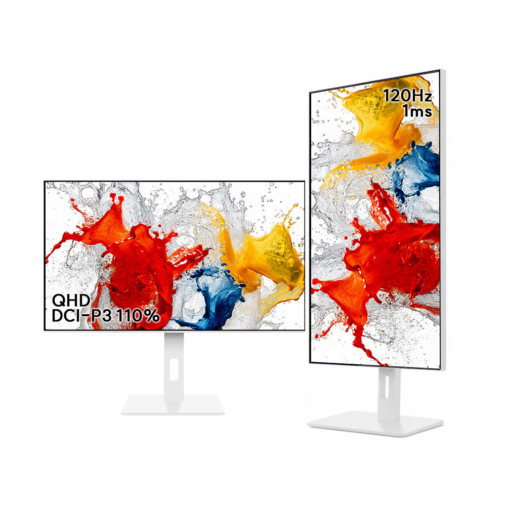 이노스 27QLS120M QHD IPS USB-C HDR 게이밍 멀티스탠드 상품 이미지