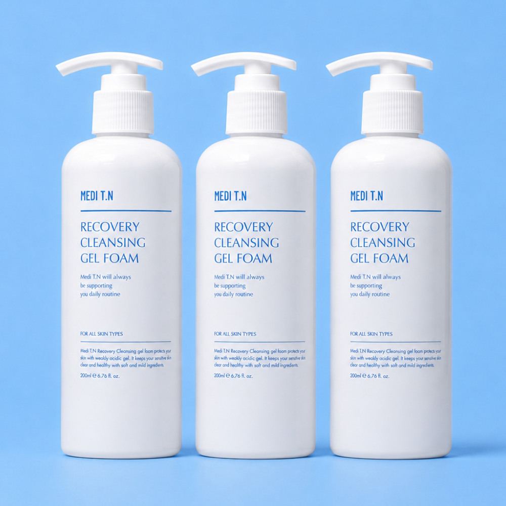 메디티엔 약산성 폼클렌징 저자극 세안제 청소년 사춘기 클렌징폼 트러블케어, 200ml, 3개 - 상품 이미지
