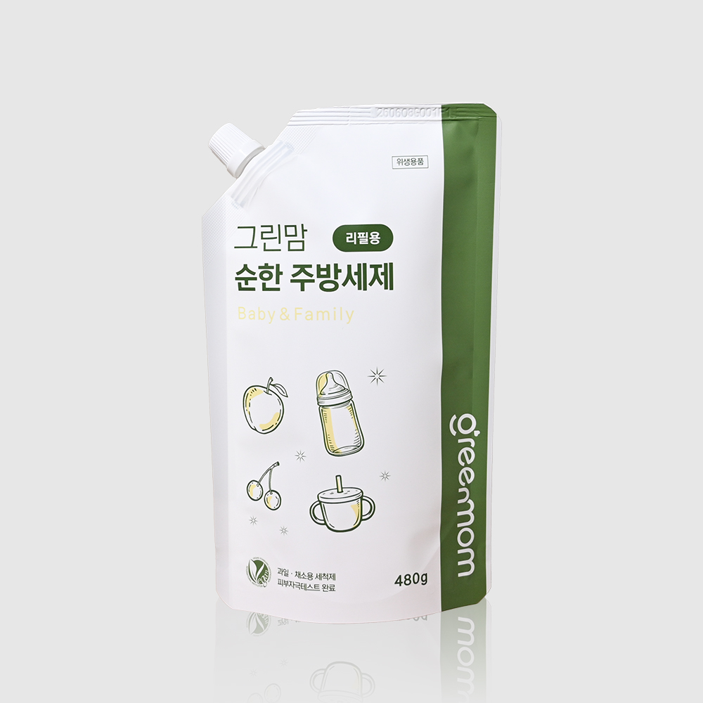 그린맘 순한 젖병 세정제 480g 주방세제 - 상세 이미지 3