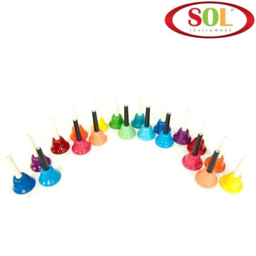 SOL 컬러 핸드벨 EFC-420RB 20음 교육용 악기 - 상품 이미지