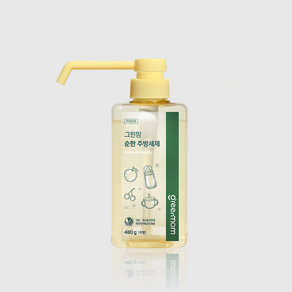 그린맘 순한 젖병 세정제 480g 주방세제 - 상세 이미지 2