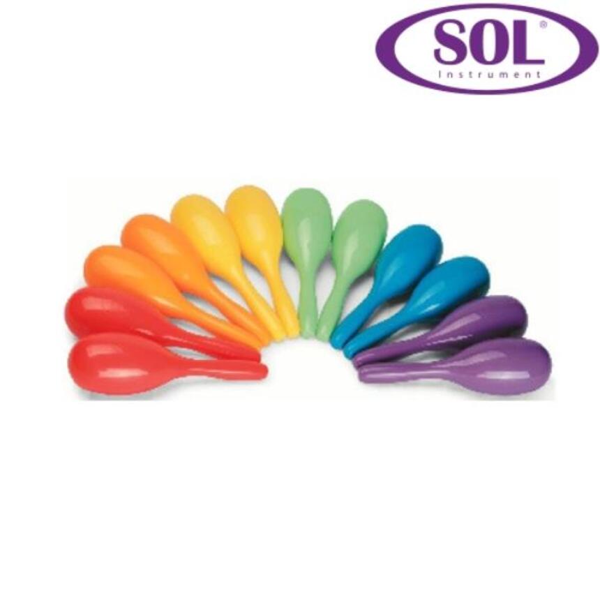 SOL 플라스틱 마라카스 MA1 1조 퍼커션 - 상품 이미지