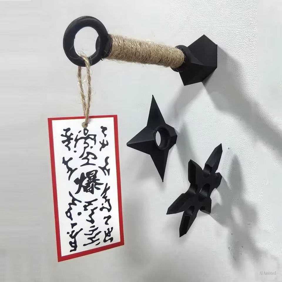 나루토 수리검 자석 마그넷 호카게 쿠나이 - 상품 이미지