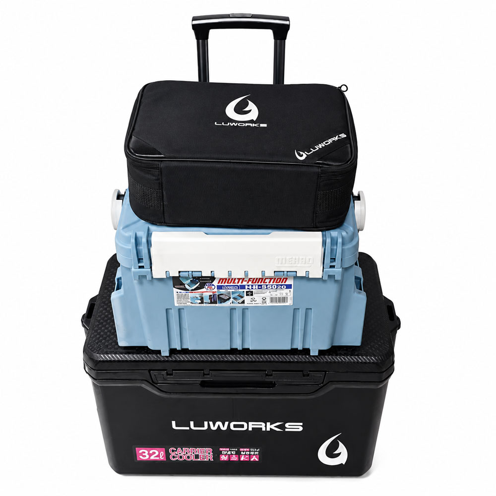 루웍스 캐리어 쿨러 아이스박스 LWT-125 32L, 블랙 이미지 6