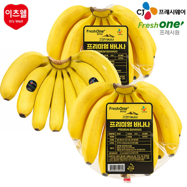 바나나 1+1+1 3.5kg 내외 CJ프레시웨이 고당도