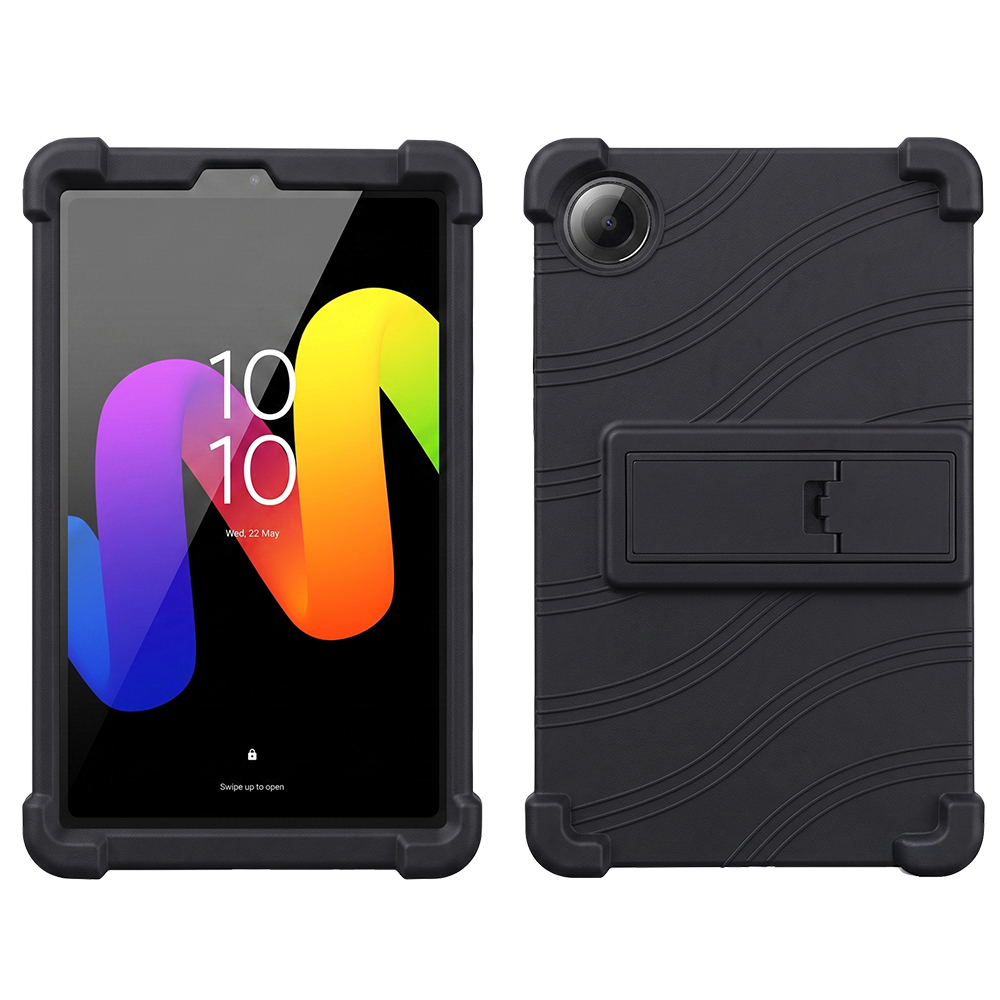TCL TAB 8 Gen2 케이스 범퍼 실리콘 거치대 블랙, TCL TAB 8 Gen2 - 상품 이미지