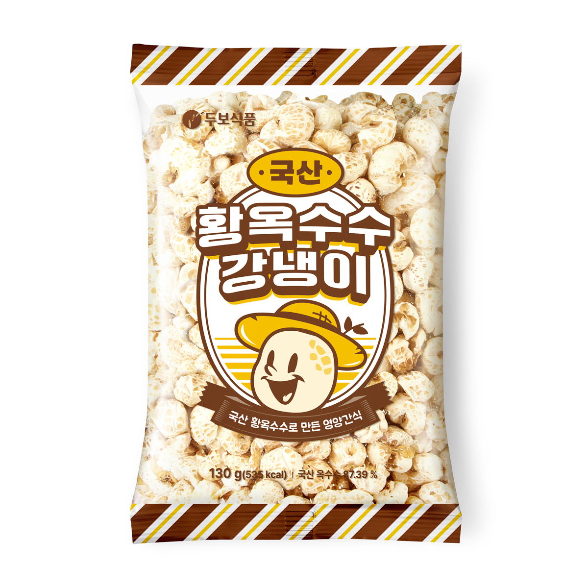 국산 황옥수수로 만든 강냉이 영양간식 130g, 12개 - 상품 이미지