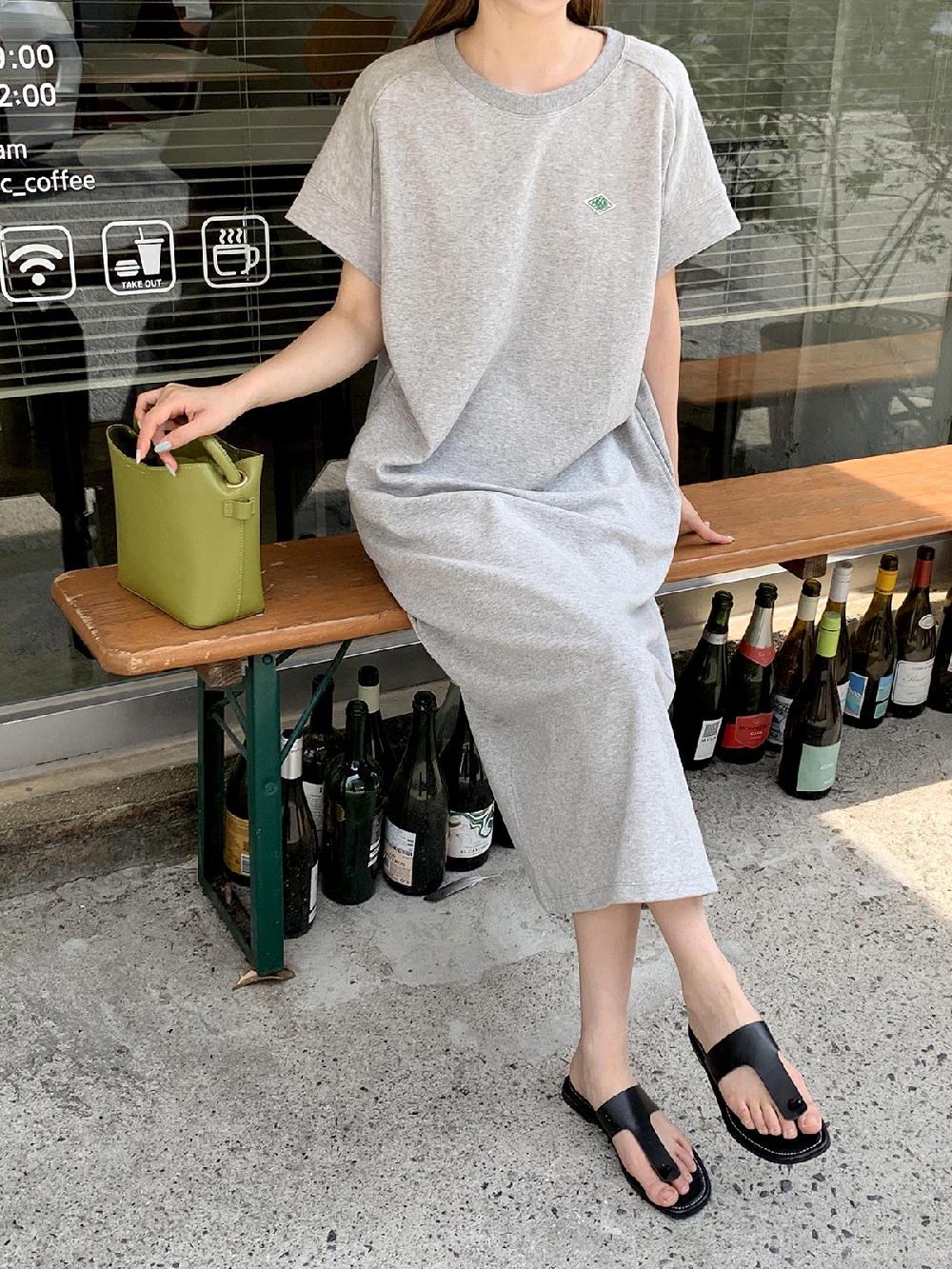 여름원피스 데일리룩 휴양지 휴가 나그랑 반팔 롱원피스 이미지 6