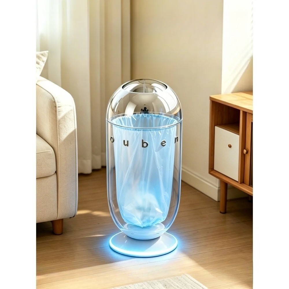 호텔 감성 스마트 센서 휴지통 자동개폐 대용량 밀폐 쓰레기통 - 상세 이미지 3