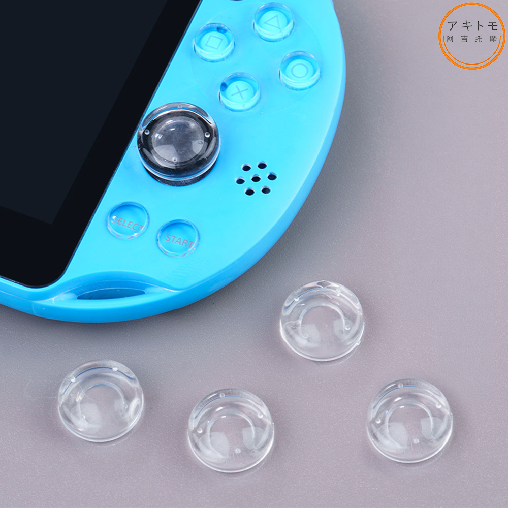 PS VITA 투명 스틱커버 4P세트 아키토모 - 상품 이미지