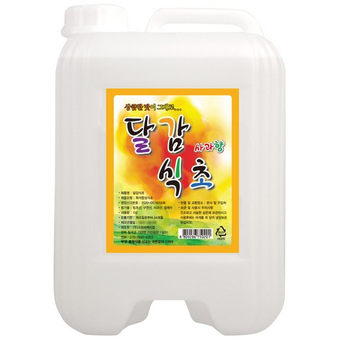 크로바 달감식초 13kg - 사과향 말통 - 상품 이미지