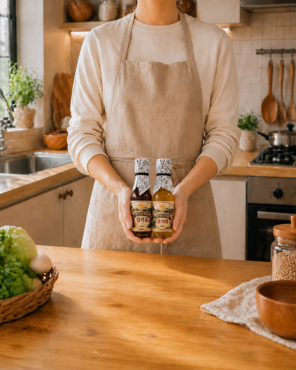 안성정가네 국산 참기름 180ml 저온압착 통참깨 HACCP 이미지 6