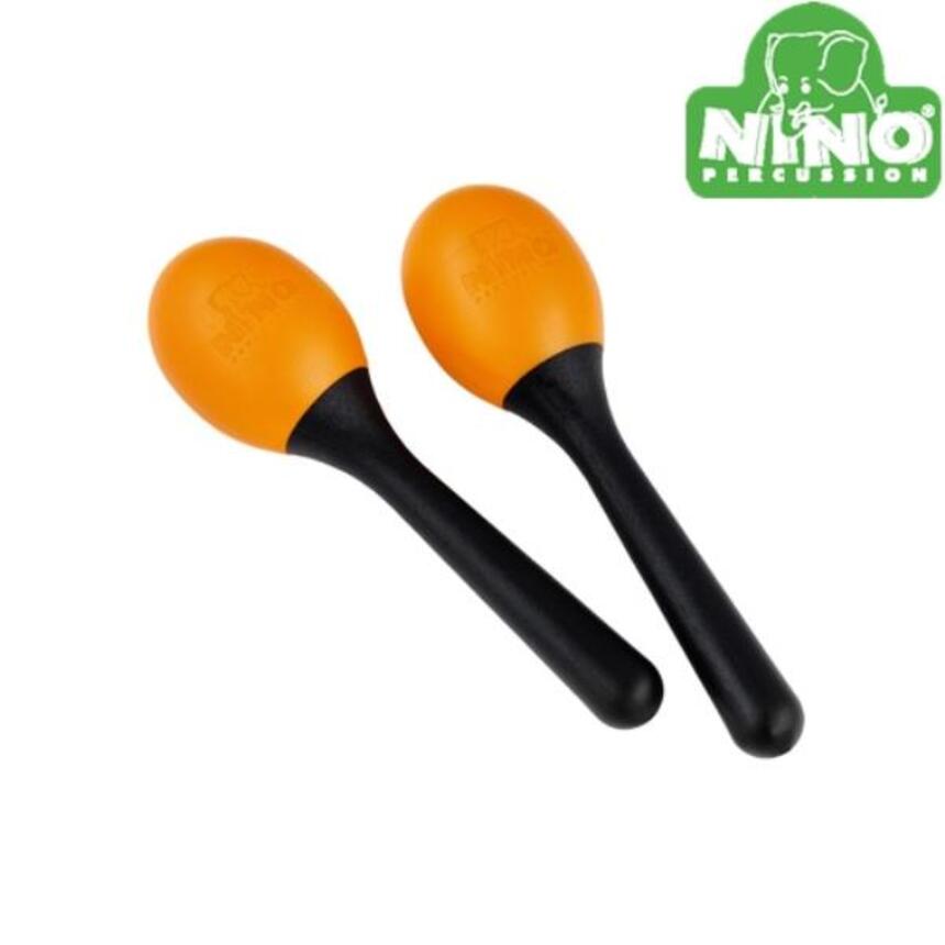 니노 플라스틱 에그 마라카스 NINO569OR 오렌지 1조 - 상품 이미지