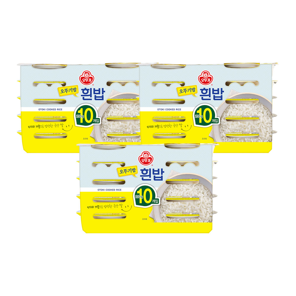 오뚜기 맛있는 오뚜기밥 흰밥 200g, 30개 상품 이미지