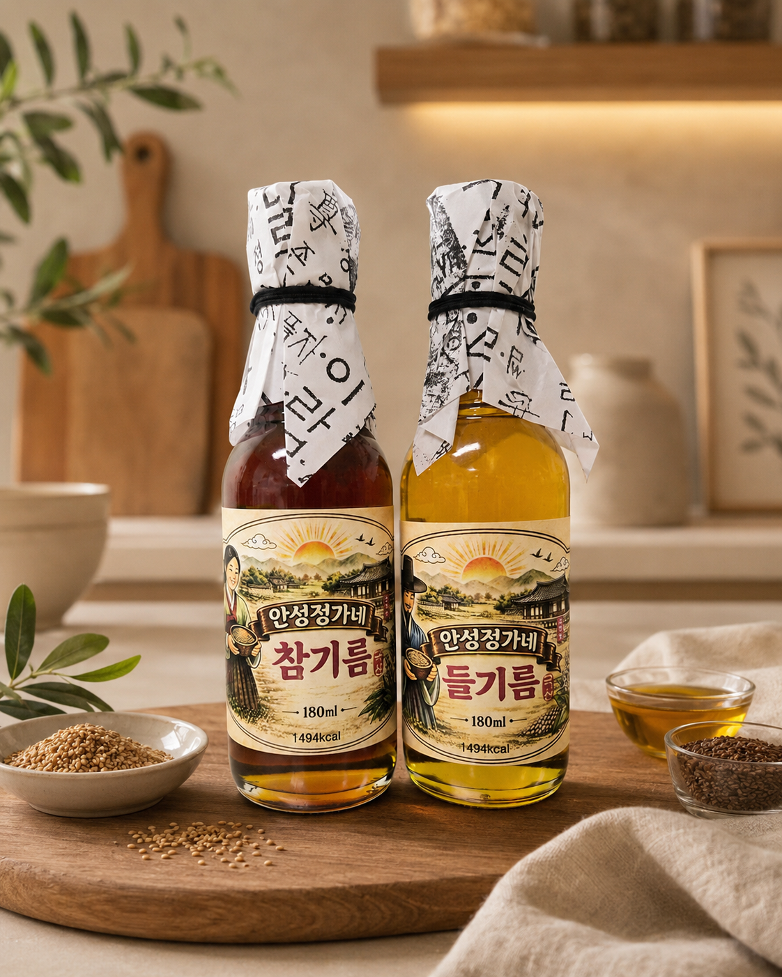 안성정가네 국산 참기름 180ml 저온압착 통참깨 HACCP - 상세 이미지 5