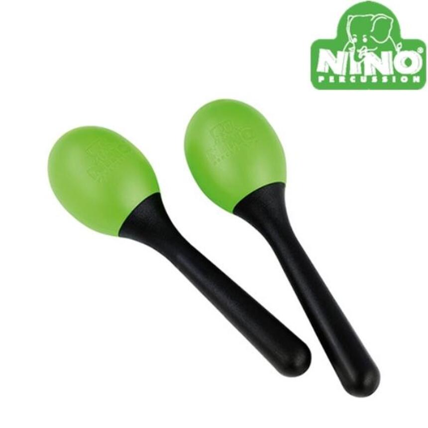 니노 플라스틱 에그 마라카스 NINO569GG 초록 1조 - 상품 이미지