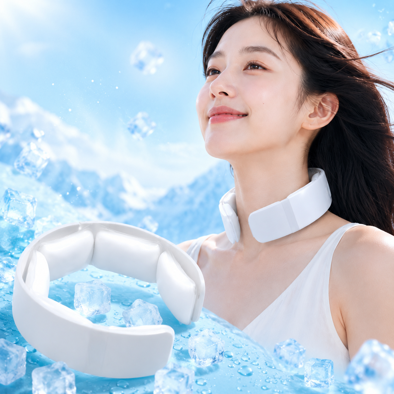 아이스 넥쿨러 PCM 28도 넥밴드 목튜브 여름 쿨링용품 - 상세 이미지 4
