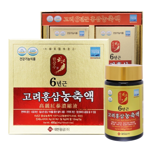 한삼수 고려홍삼농축액 240g x 2병 240g, 2개입, 1개 - 상품 이미지