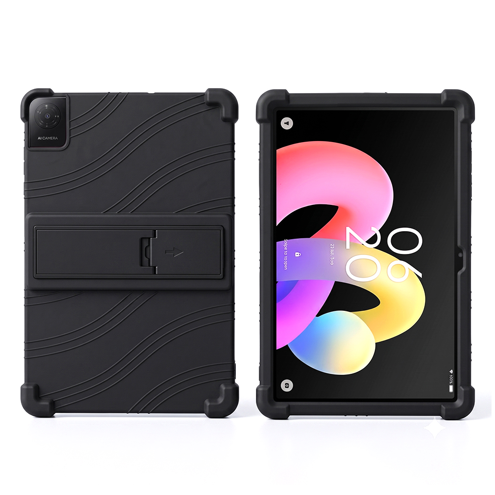 TCL TAB 10L Gen4 케이스 범퍼 실리콘 거치대 블랙, TCL TAB 10L Gen4 - 상품 이미지