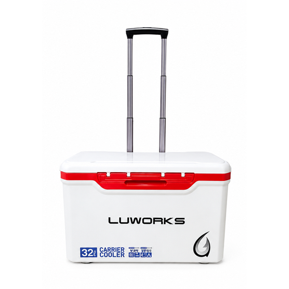 루웍스 캐리어 쿨러 아이스박스 LWT-125 32L, 블랙 - 상세 이미지 4