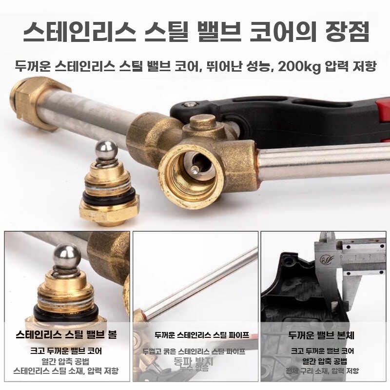 고압세척건 노즐 스프레이 휴대용 자동차 고압세차기 고압 숏 - 상세 이미지 3