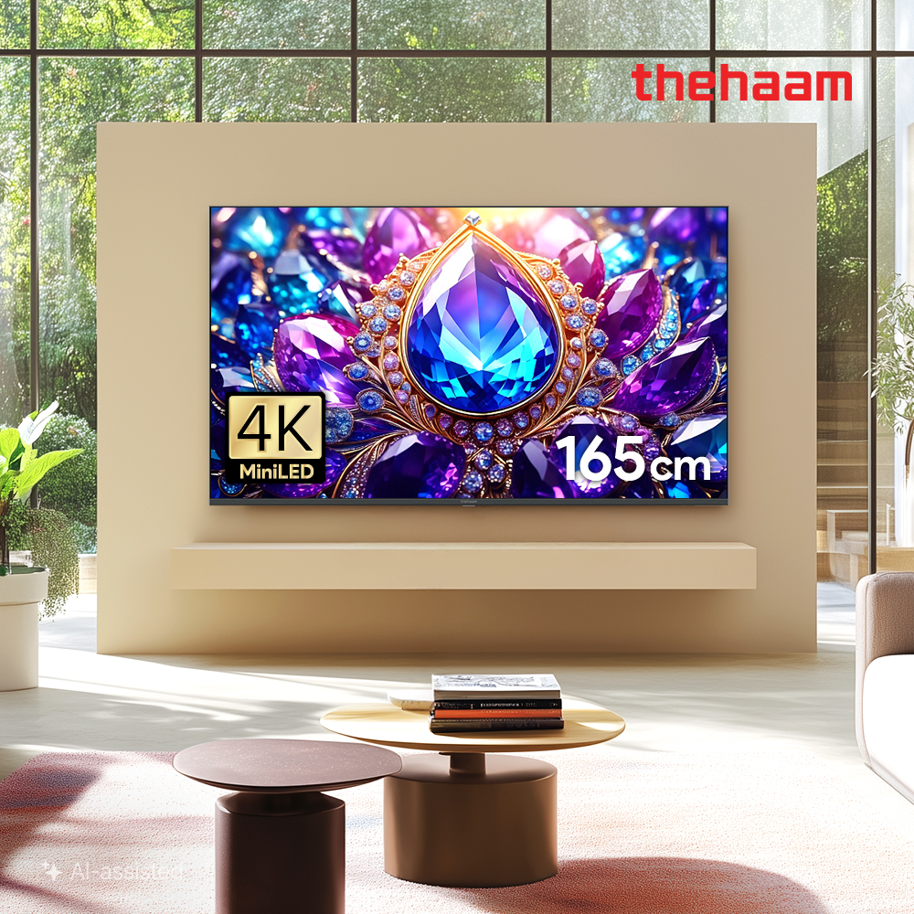 스마트 티비 165cm(65인치)TV, MINILED PRO게이밍 144Hz, 상하좌우벽걸이 전문기사설치