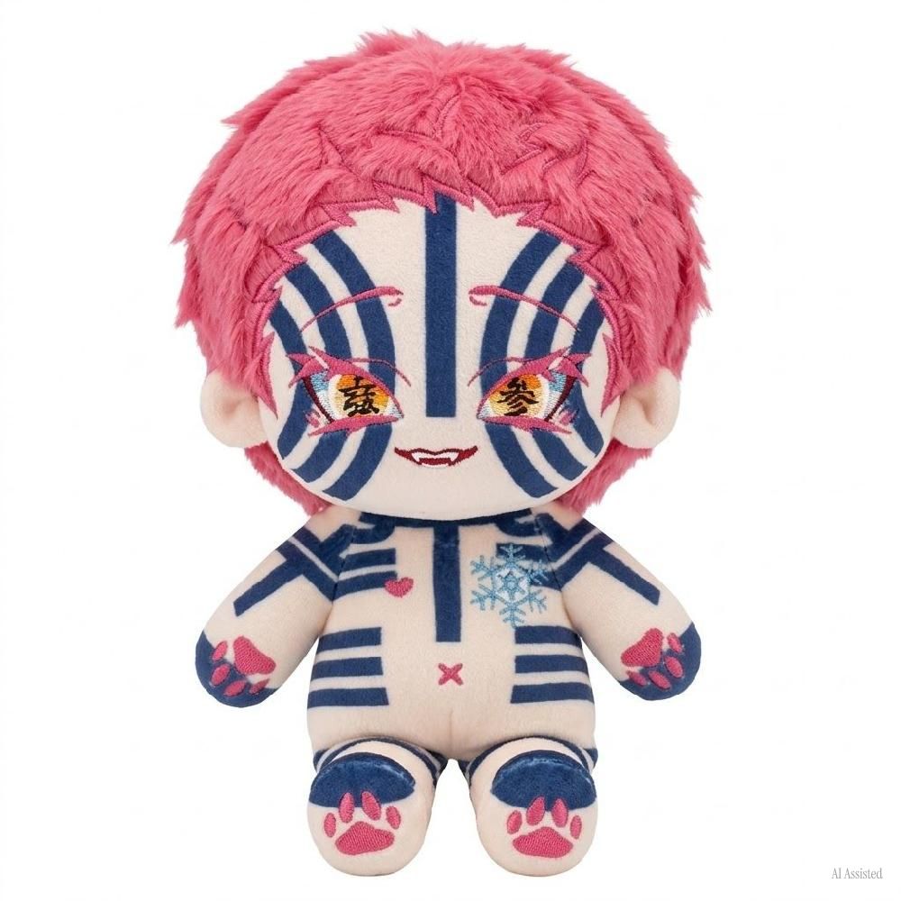 귀멸의칼날 귀칼 솜인형 아카자 피규어 굿즈 20cm - 상품 이미지