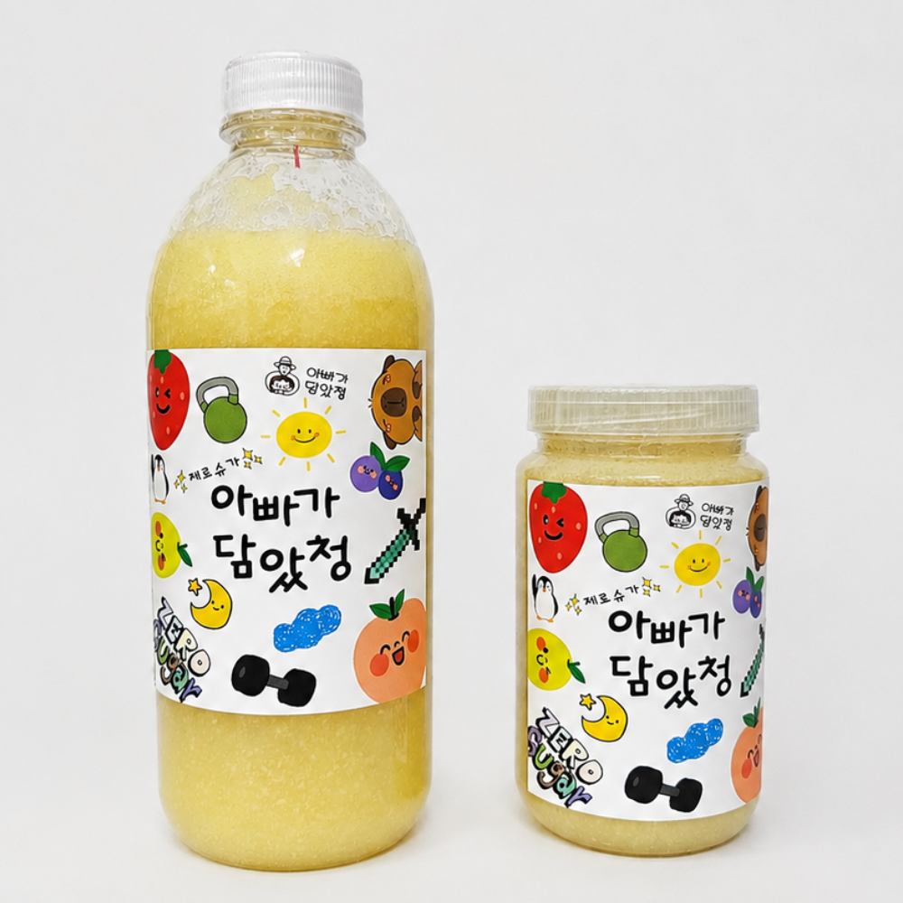 아빠가담았청 저당 레몬청 에이드 550g - 상품 이미지