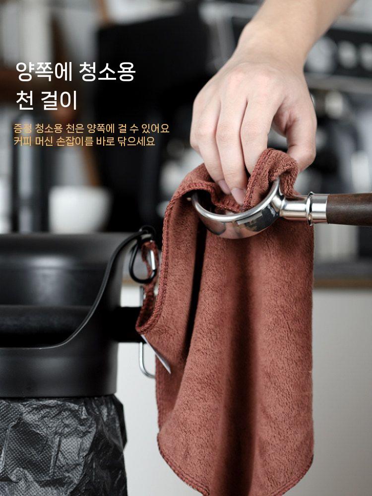넉박스 커피 스탠드 비닐봉투 봉투 찌꺼기 대용량 블랙 - 상세 이미지 2