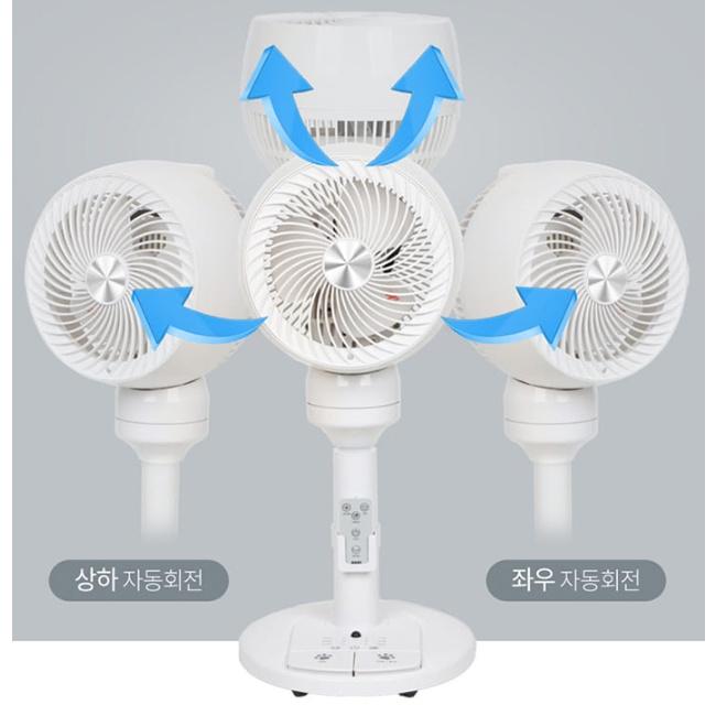 발터치 선풍기서큘레이터 사무실 가정용 카페 거실 스탠드형 써큘레이터 - 상세 이미지 5