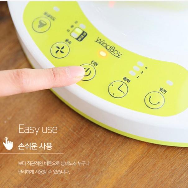 주방 사무실서큘레이터 탁상용선풍기 발 에어써큘레이터 25CM - 상세 이미지 2