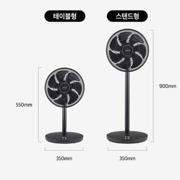 신일 BLDC 좌식용선풍기 30cm 가정용 테이블형 저소음 스탠드선풍기 이미지 8
