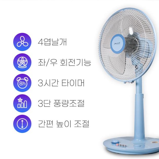신일 국산 스탠드선풍기 거실 사무실 타이머 가정용선풍기 35cm - 상세 이미지 3