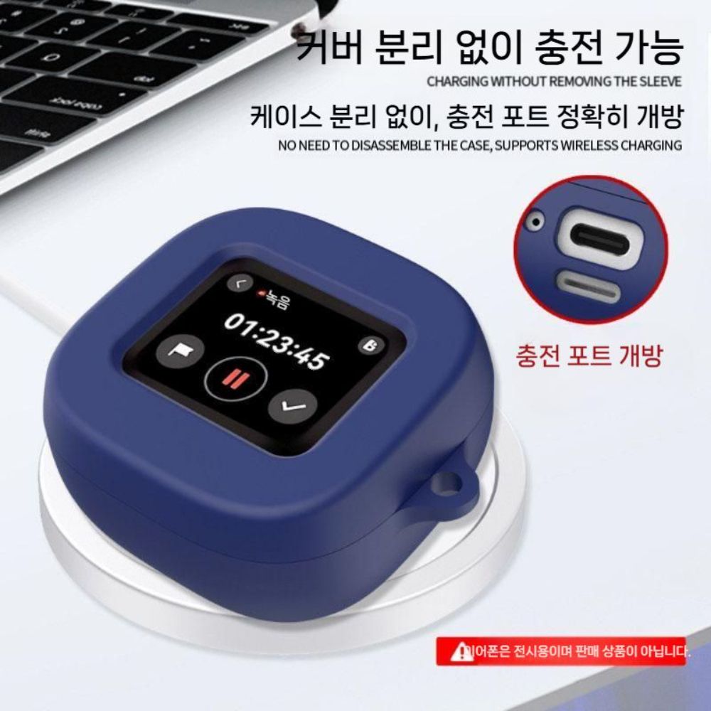 사운드코어 리버티5 프로맥스 케이스 실리콘 소프트 커버 메탈 버클 - 상세 이미지 5