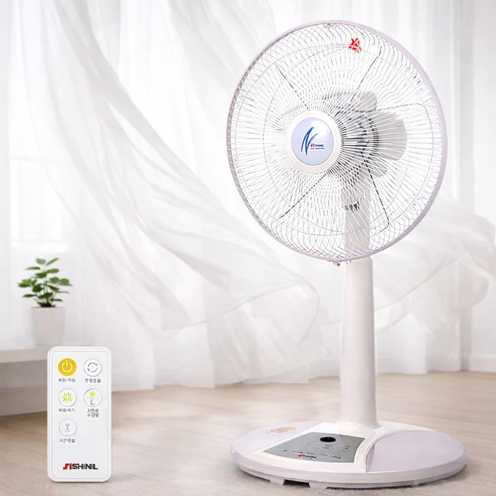 신일 좌석용 타이머 스탠드선풍기 안방 베란다 리모컨선풍기 35cm - 상세 이미지 4