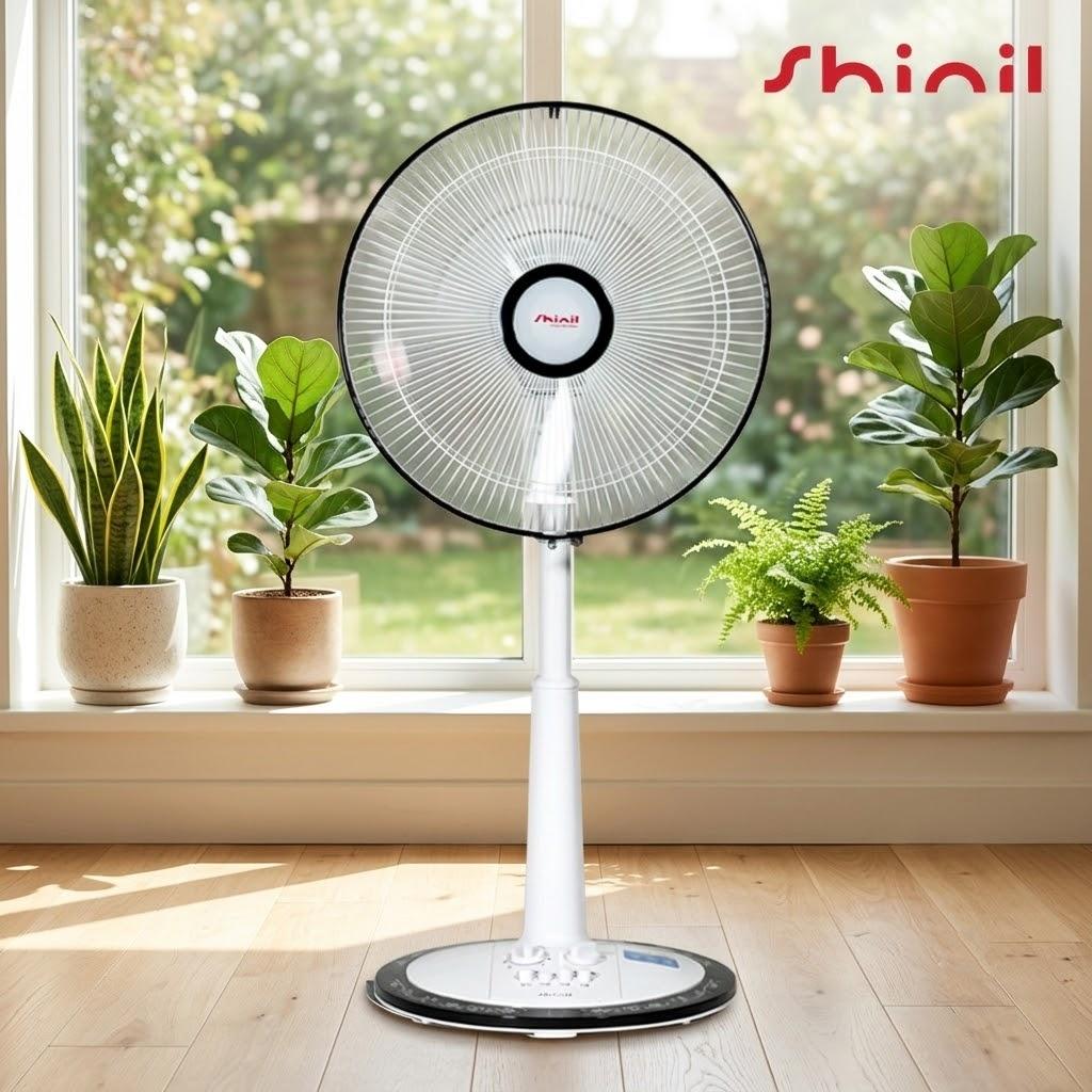 신일 좌식용선풍기 사무실 업소용 타이머 가정용 스탠드선풍기 35cm - 상품 이미지