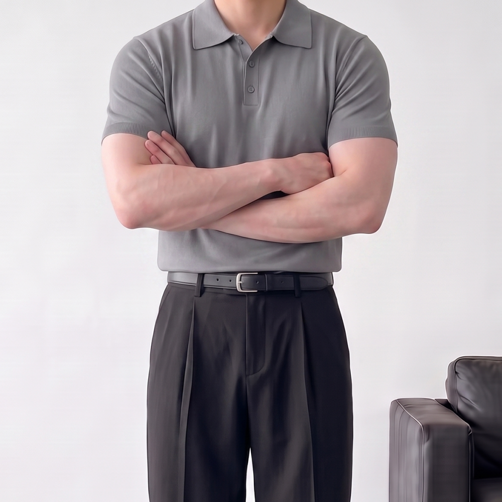 1+1 머슬핏카라티 머슬핏반팔 남성쿨티셔츠 - 상세 이미지 3